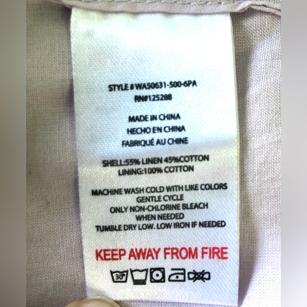 Jason Wu Crop Top Linen Blend Sz Small - Picture 9 of 11